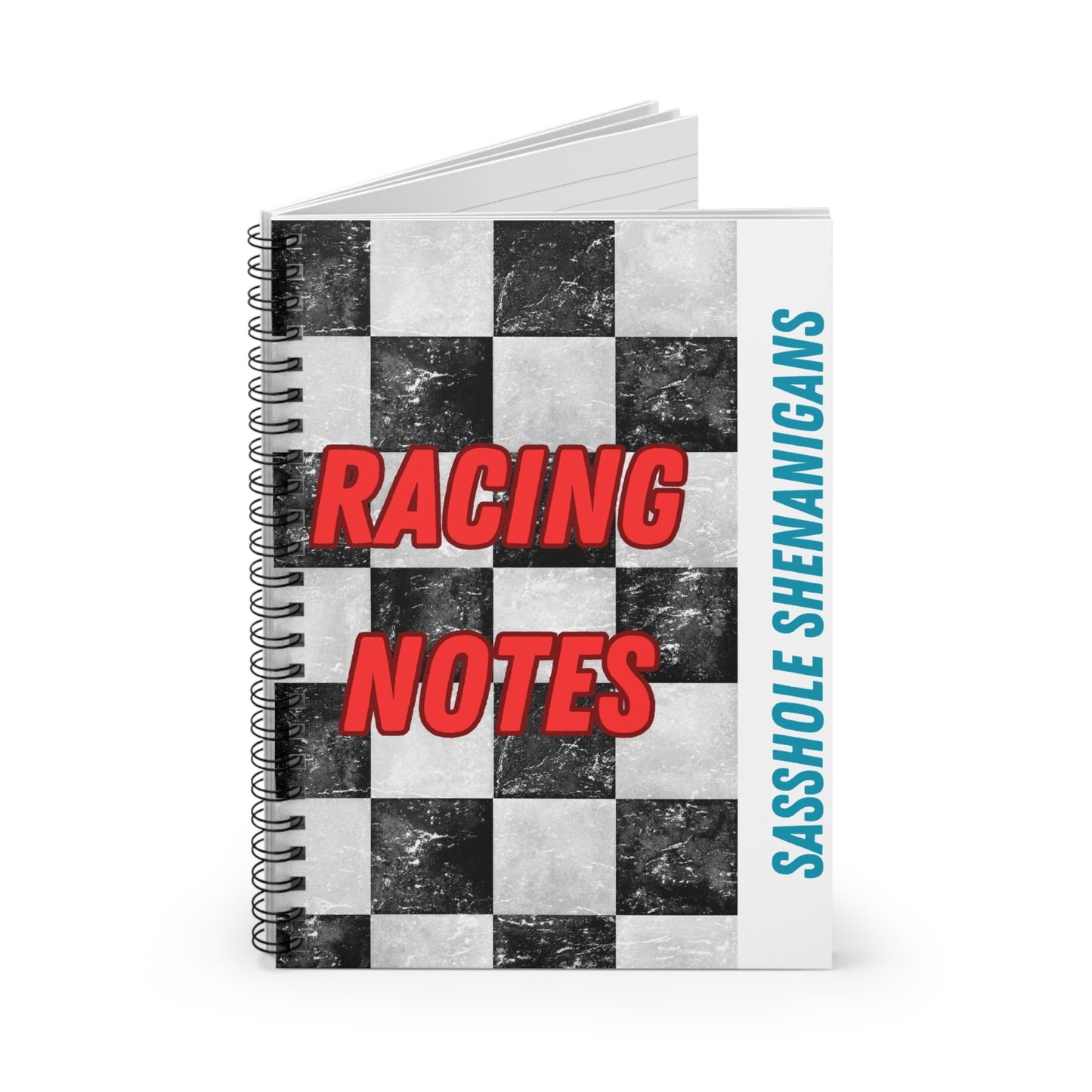 Racing Notebook - Spiral Notebook for Taking Notes at the Race Track