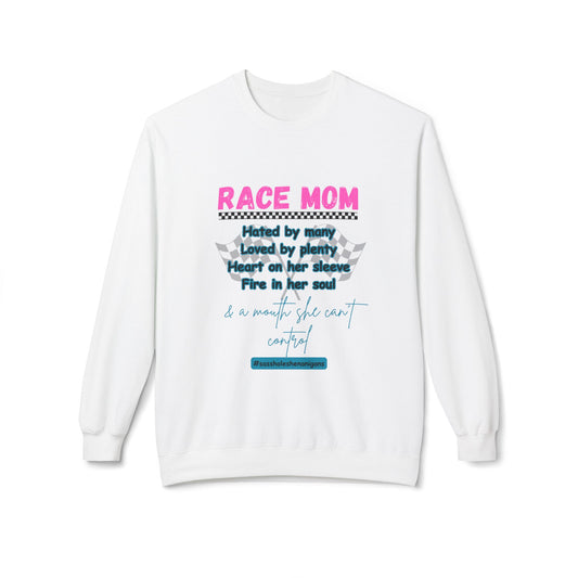 Race Mom Softstyle Fleece Sweatshirt