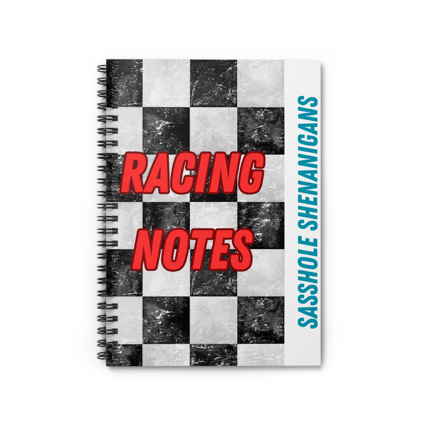 Racing Notebook - Spiral Notebook for Taking Notes at the Race Track