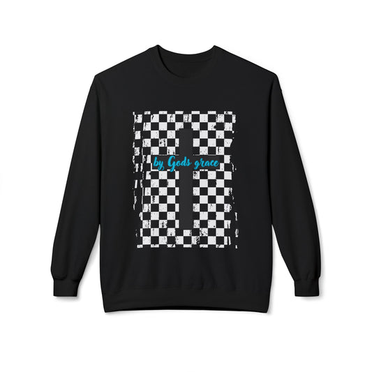 By Gods Grace Softstyle Fleece Crewneck Sweatshirt