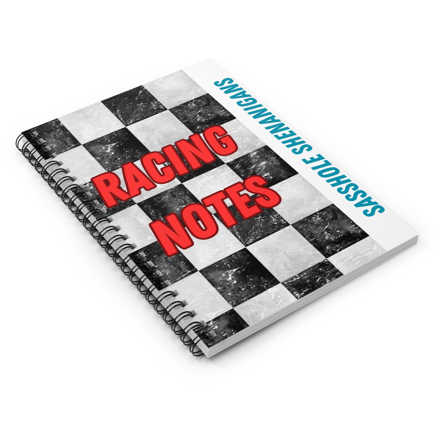 Racing Notebook - Spiral Notebook for Taking Notes at the Race Track