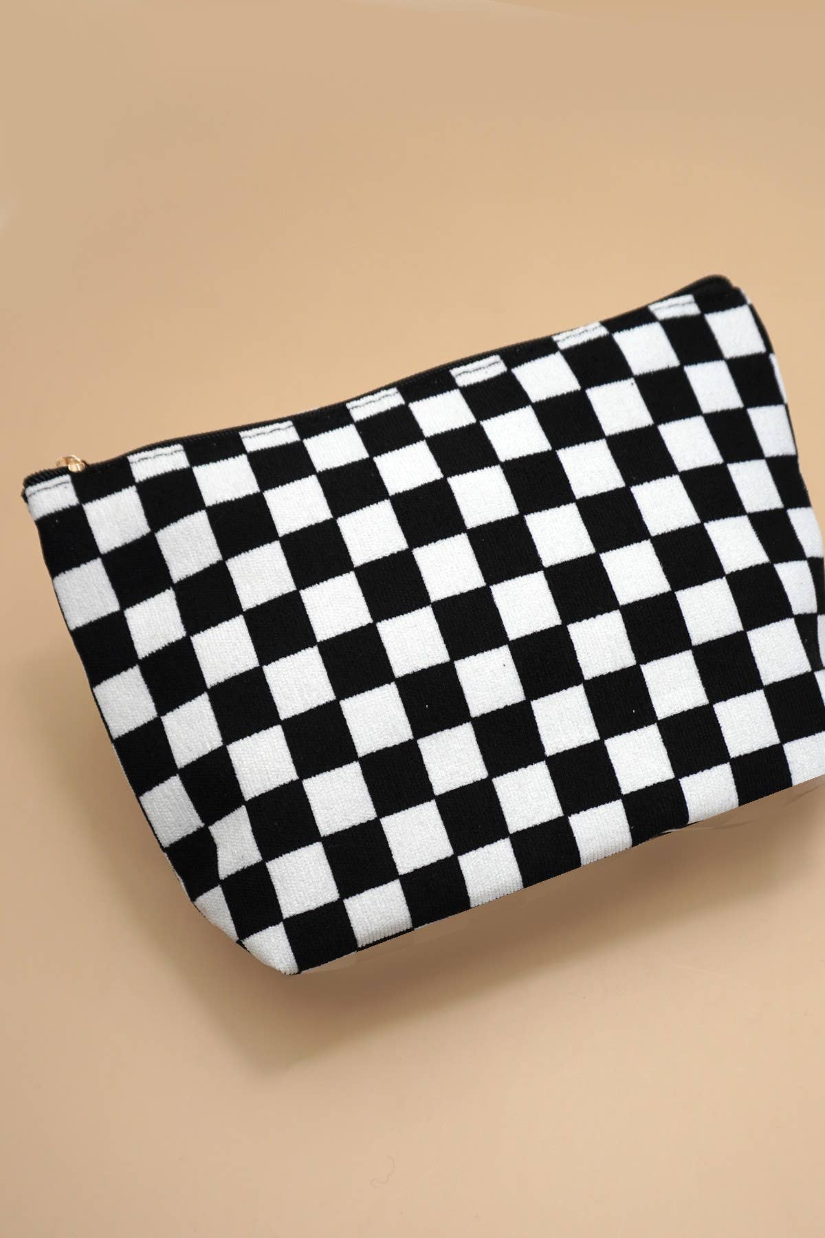 TRAVEL CHECKER MAKEUP BAG